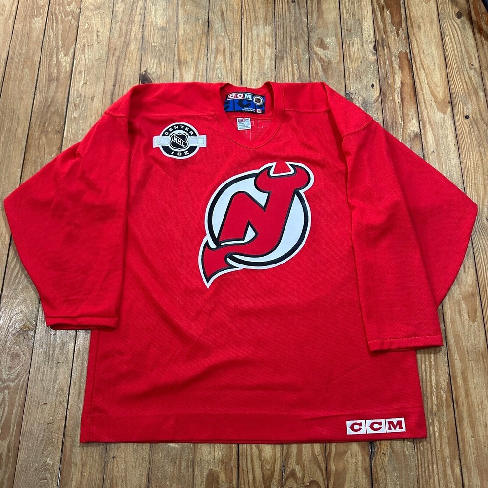 New Jersey Devils Jersey Size Large CCM Kelly #01 Made‎ in Canada